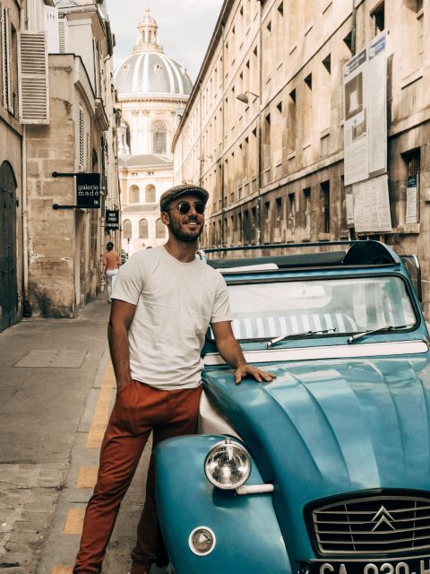 Tour of Paris in Citroën 2CV - Meeting at Saint-Germain-des-Prés (and how pickup affects your day)
