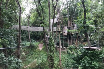 Tree Top Adventure in Rueil-Malmaison - Treetop courses with several difficulty levels