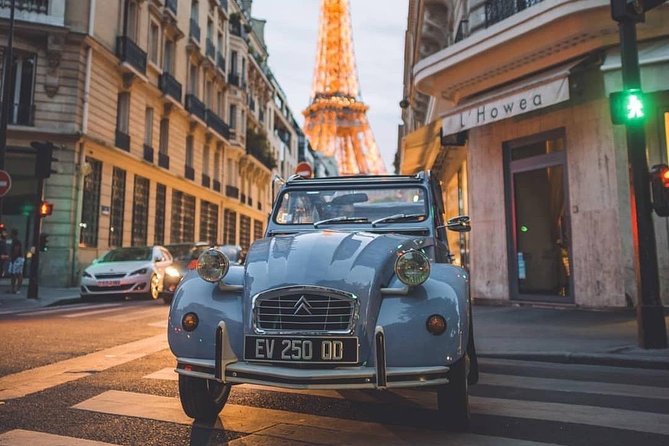 Vintage 2CV Adventure: 1-Hour Paris Highlights Tour - Pickup and Drop-Off: The Real Win Is Control