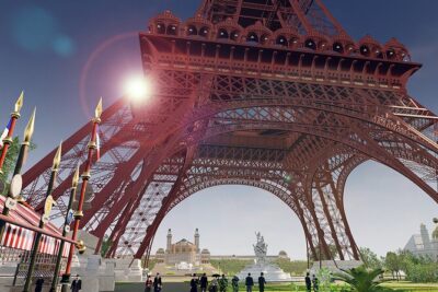 Virtual Reality Guided Tour at the Eiffel Tower - Your small group and the headset setup: quick, clear, hands-on